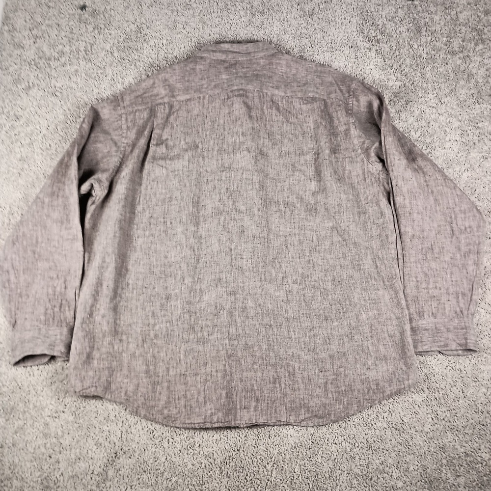 Jos A Bank Reserve XXL Linen Long Sleeve Mens Shirt - Picture 6 of 9